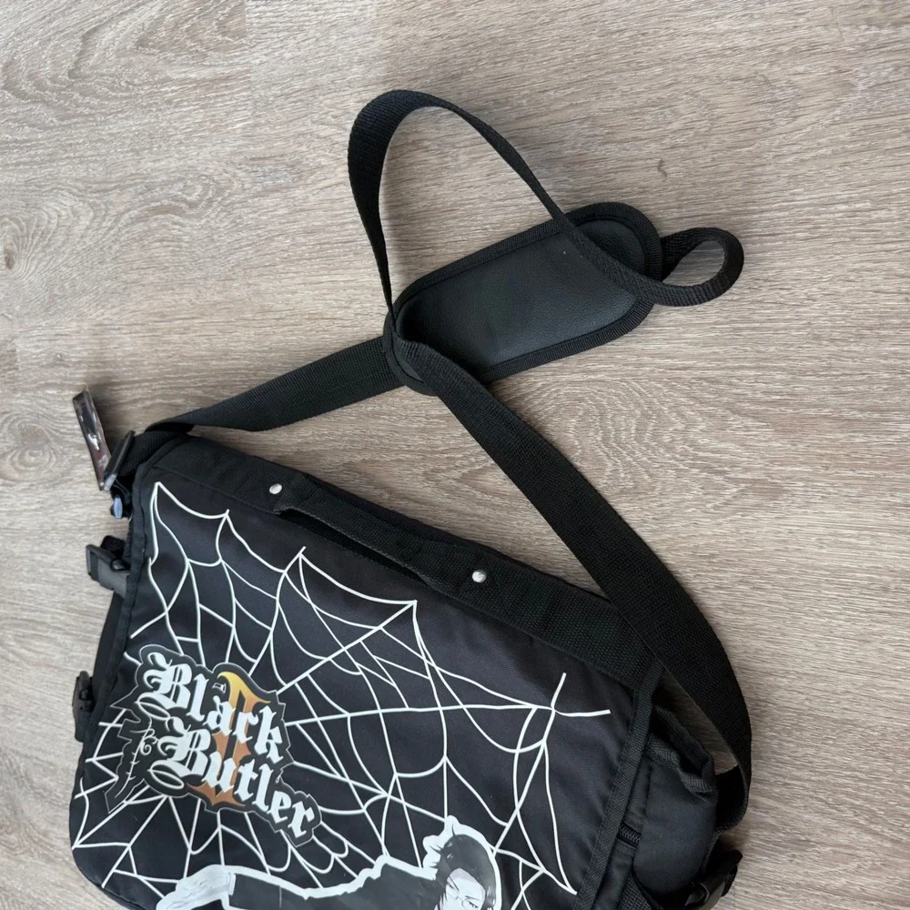 Black Butler II Claude Faustus Messenger Bag Gothic Spider Web Great Eastern NEW